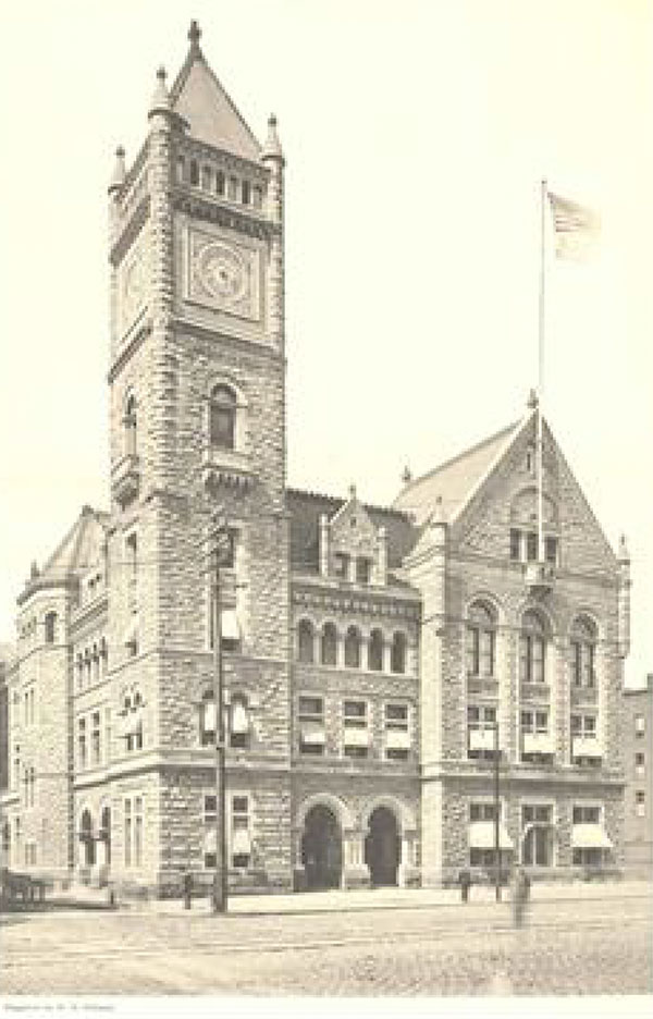 Newark's first federal courthouse opens.